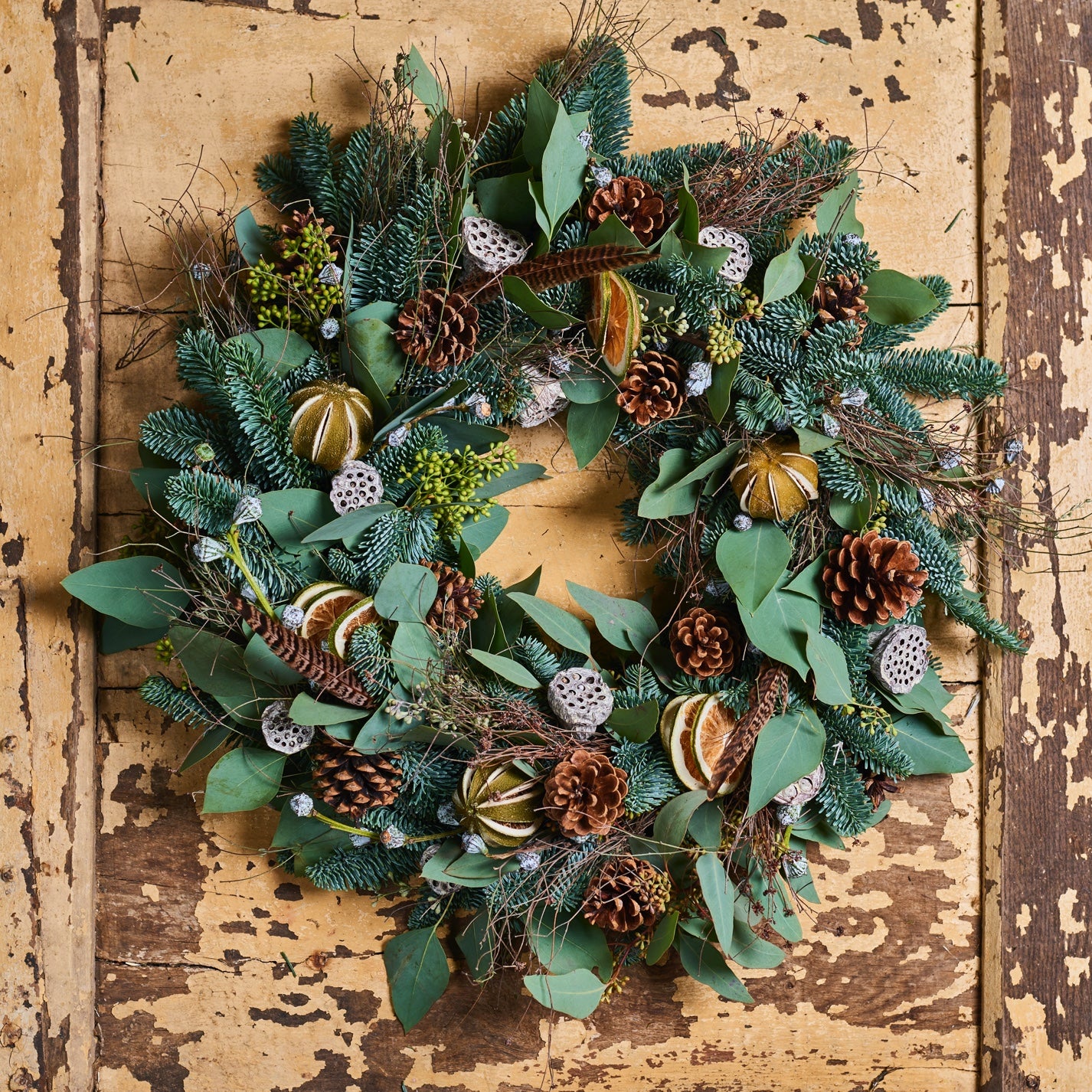 Pine and Lime Christmas Wreath Kit